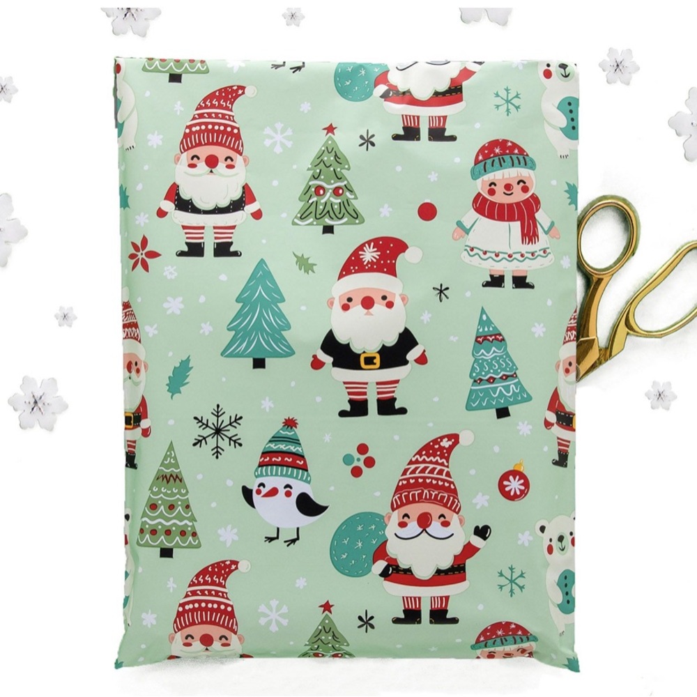 10 Santa polymailers